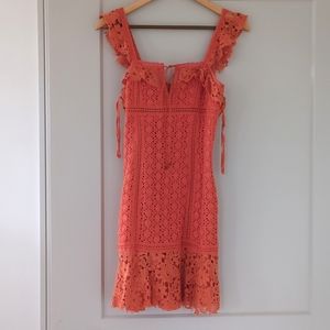 Free People Crochet Mini Dress